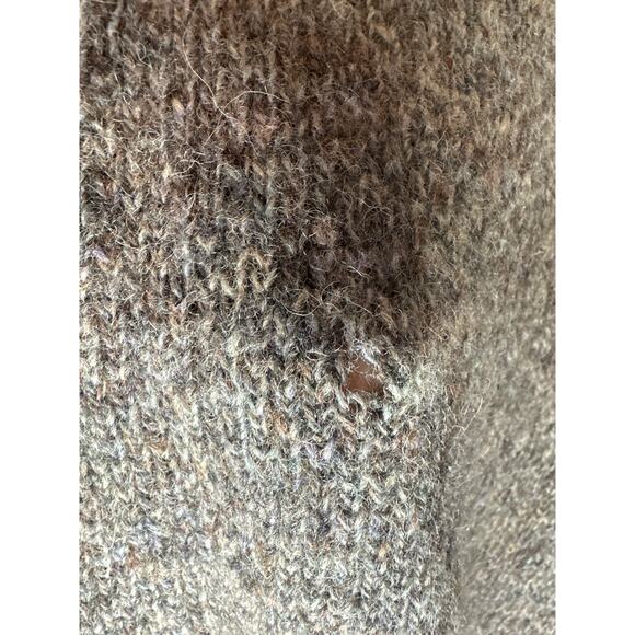 Vintage Oakton Ltd 100% Wool Sweater Vest Plaid Large Brown - Picture 5 of 7